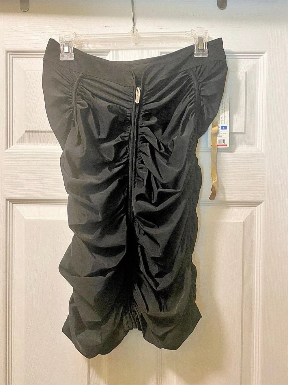 Zac Posen for Target Ruched Skirt Mini Black, Sz Large
